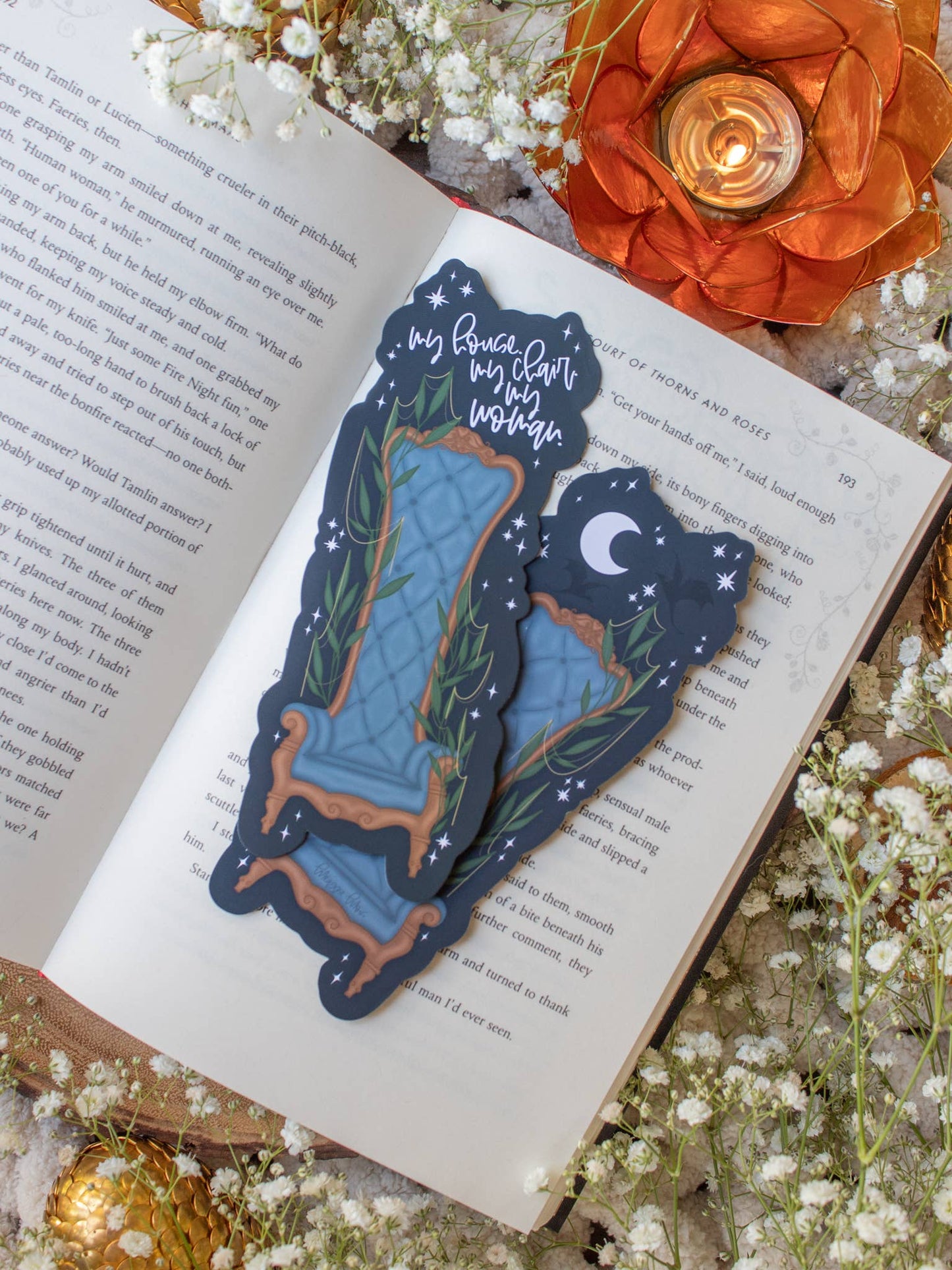 Fourth Wing Xaden's Throne Bookmark