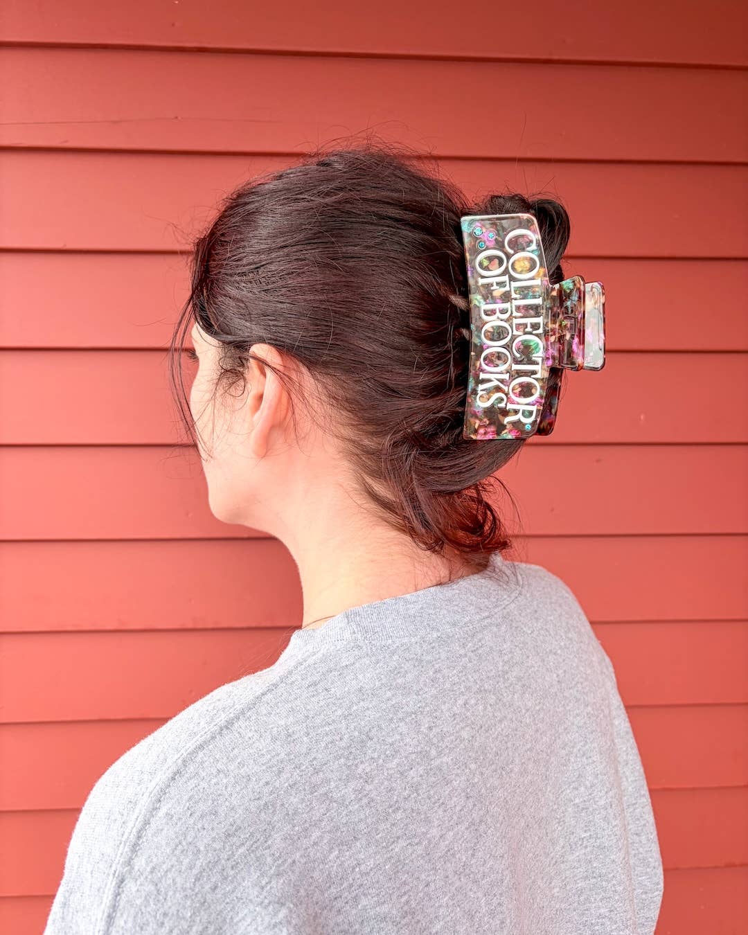 Collector of Books Hair Claw Clip | Bookish Hair Accessory