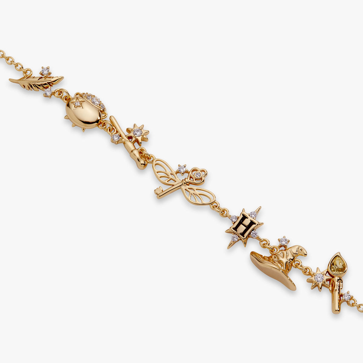 Harry Potter™ Mixed Icon Inline Charm Bracelet